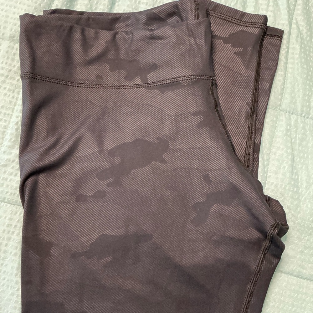 Women's Black Camouflage Leggings